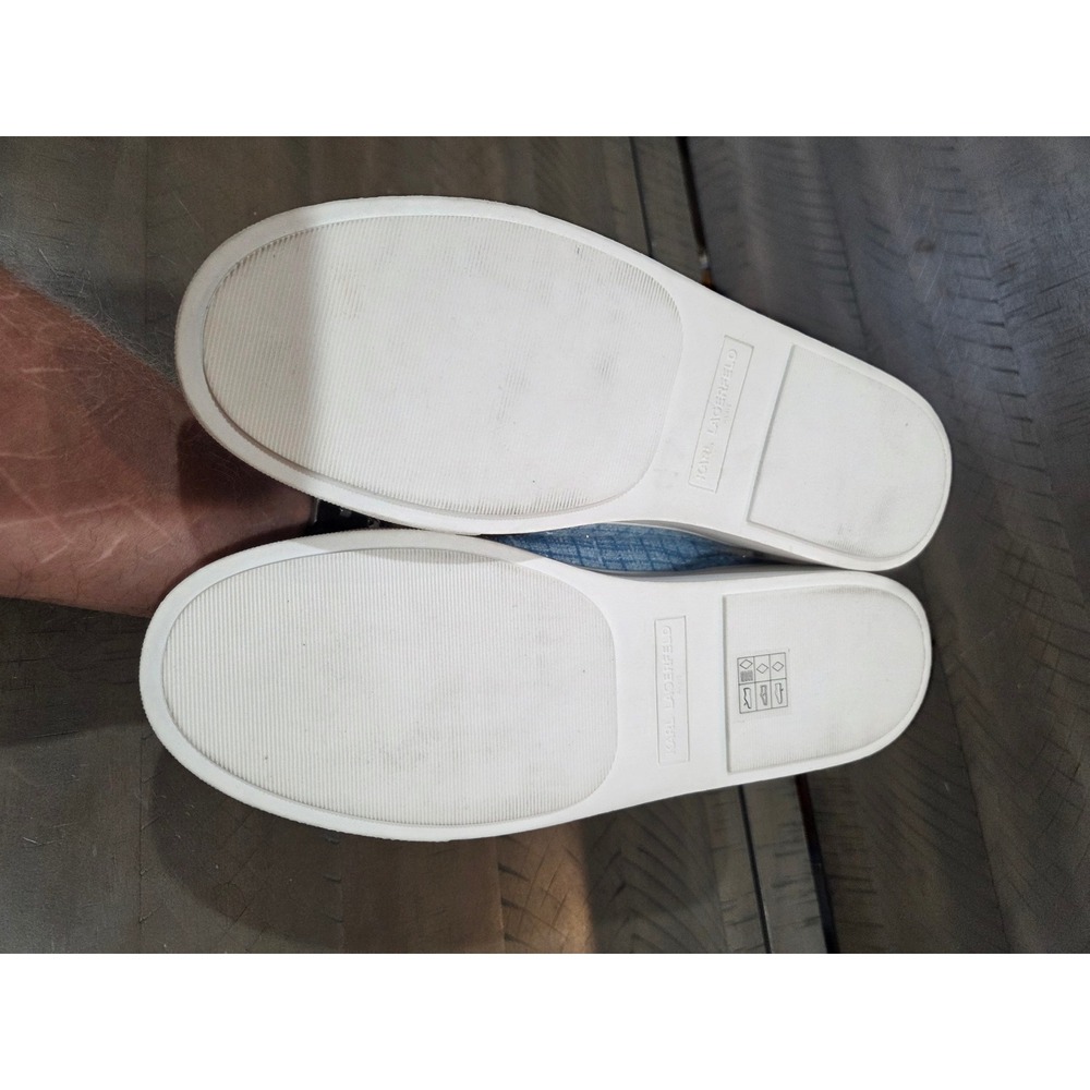 Karl Lagerfeld Paris Cambie Blue Tweed Choupette Charm Sneakers 8M KL265456 - Picture 7 of 8